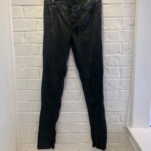 Forever 21 Black Faux Leather Pants